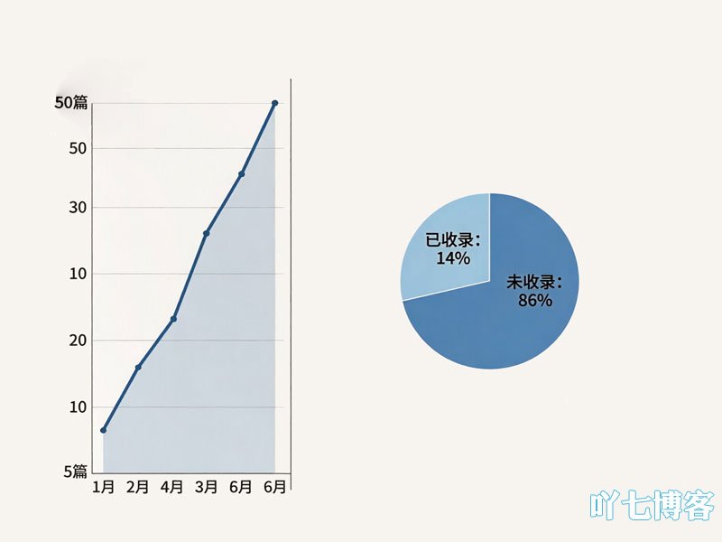 文章被收录比例偏低